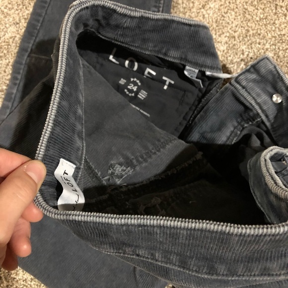 Ann Taylor LOFT Petite Cropped Cords, Sz 24P - Picture 2 of 6